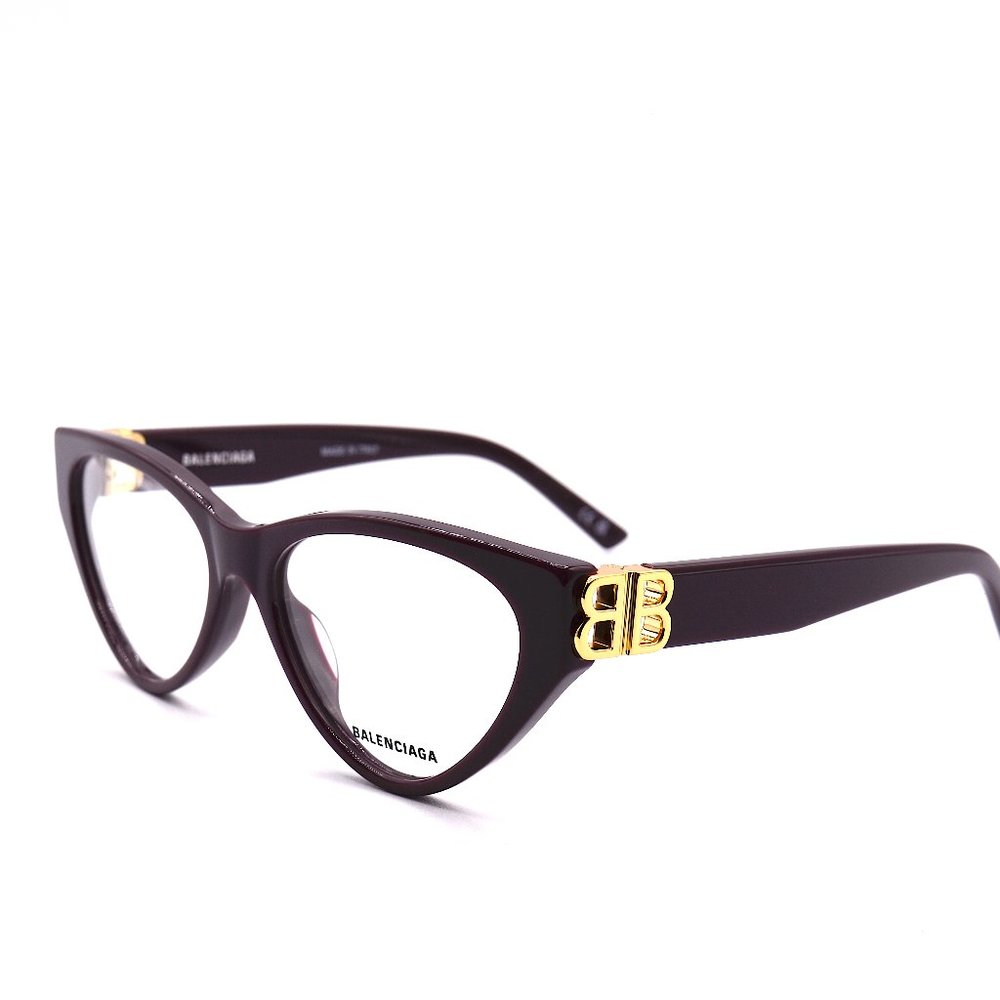 NEW BALENCIAGA BB0172O 003 VIOLET AUTHENTIC EYEGLASSES FRAME - Picture 10 of 15